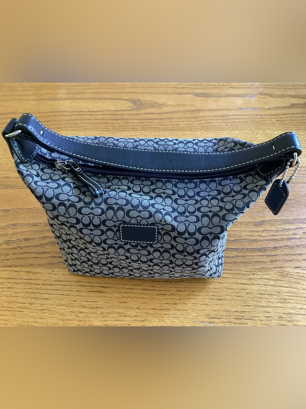 Coach Mini purse in Black and Gray